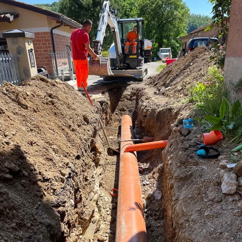 Scavo per condotta