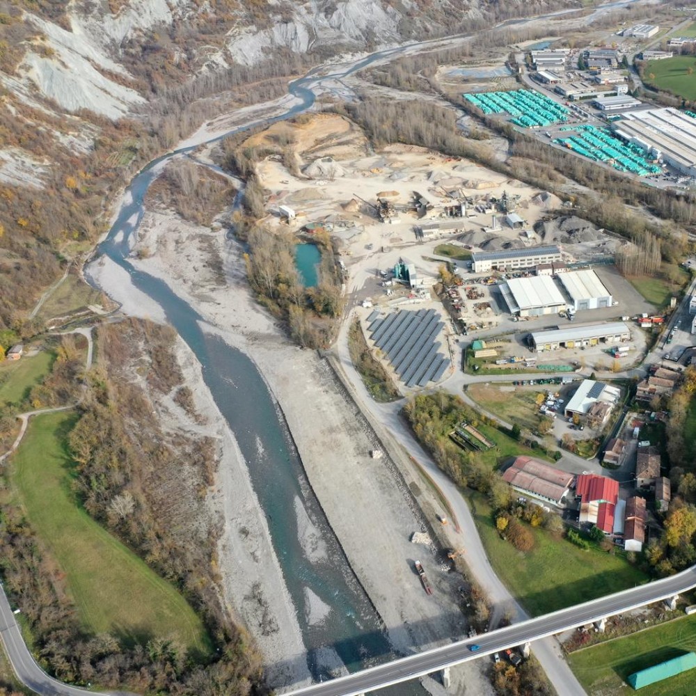 Movimento terra fiume