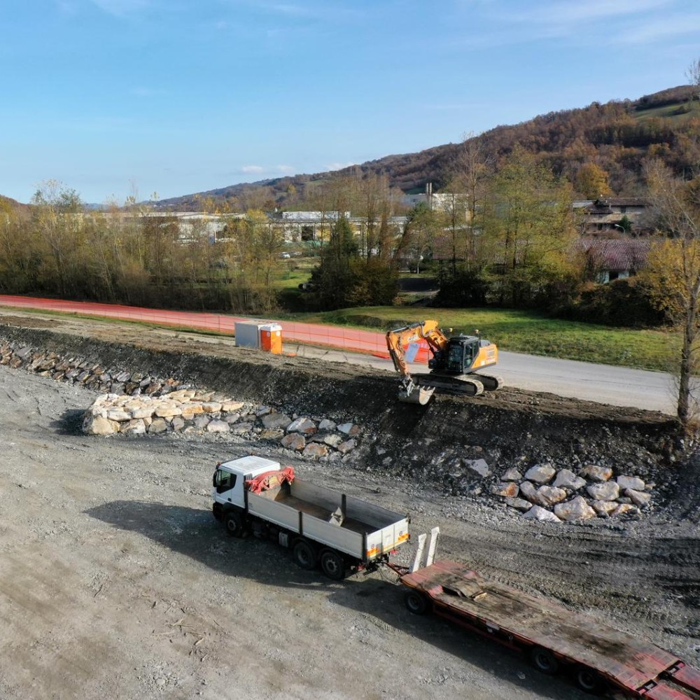 Movimento terra fiume